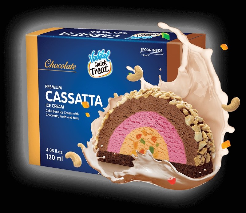 Buy Online Vadilal Chocolate Cassatta Ice Cream (150 ML) Kesar Grocery.